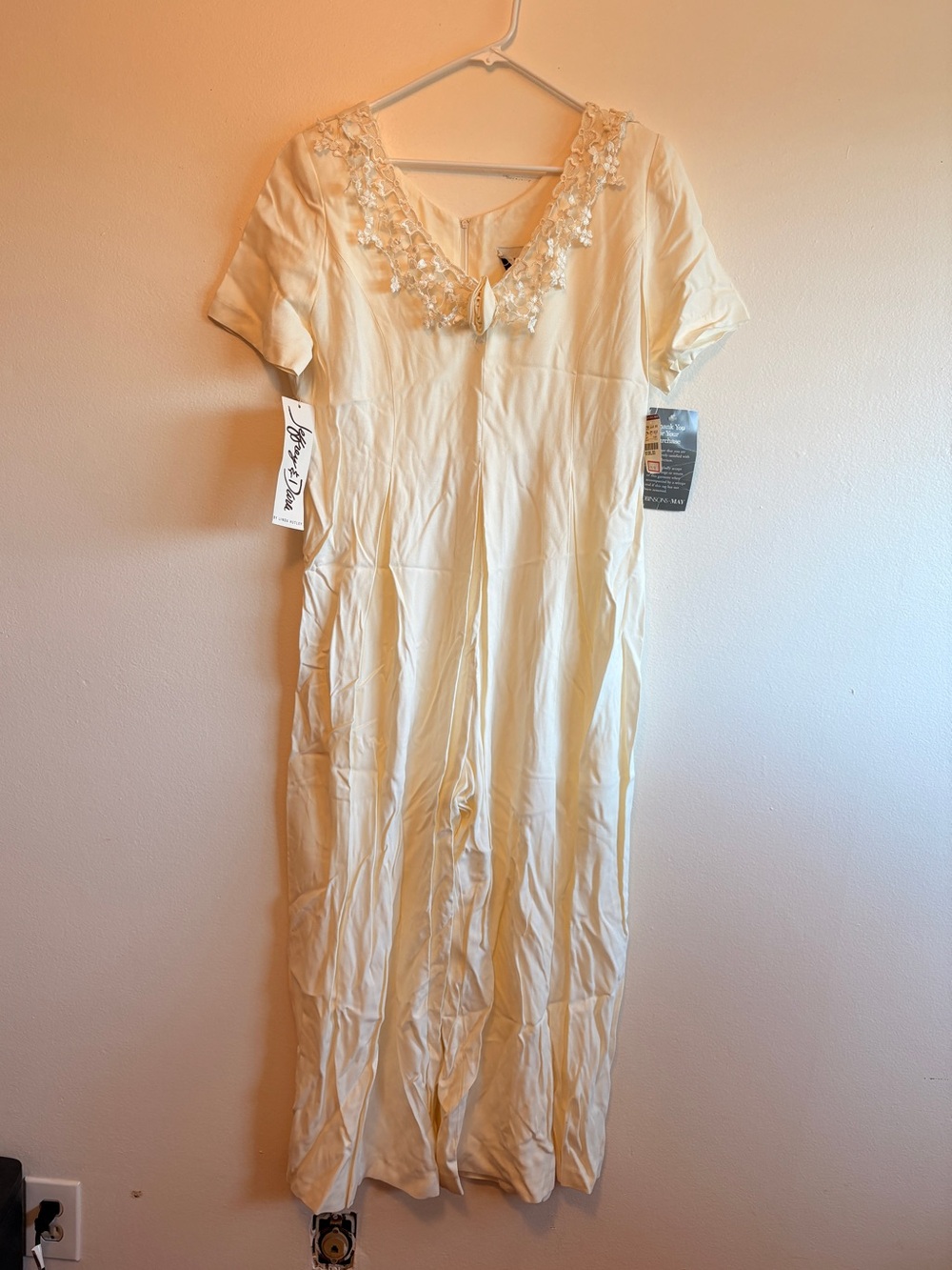 Women’s Ivory Embellished Jumpsuit